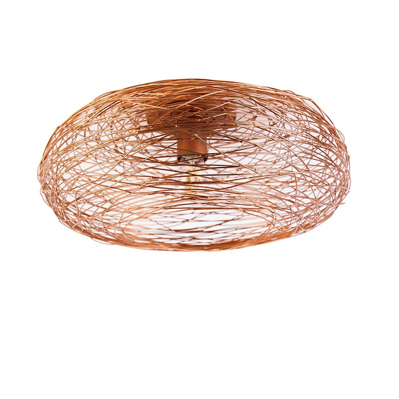 Design plafondlamp koper ovaal - Sarella