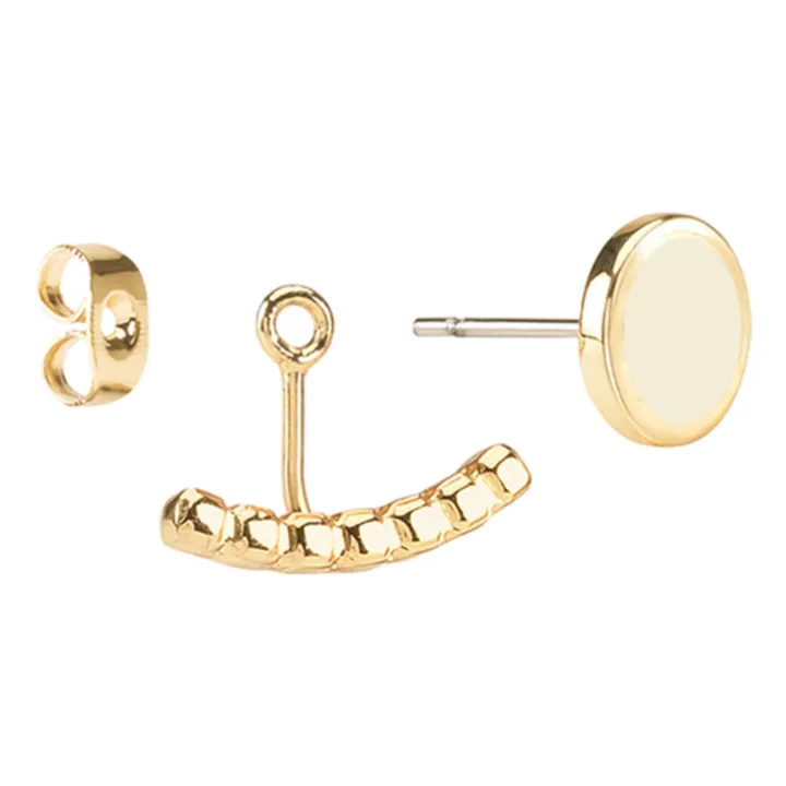 Bangle Up Boucles d'Oreilles Comete | Blanc