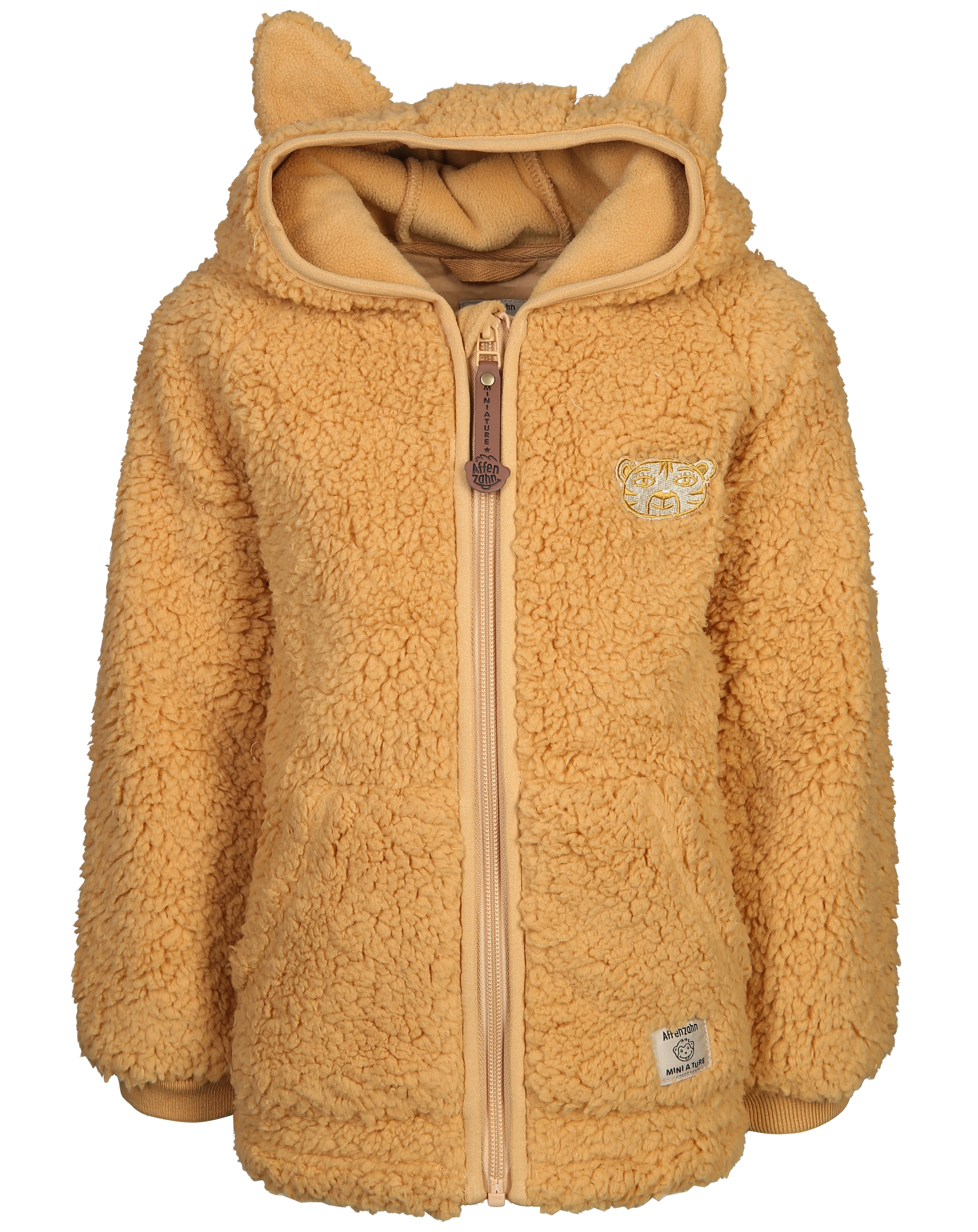 Fleece-Jacke AFFENZAHN MATANNO TIGER in taffy yellow