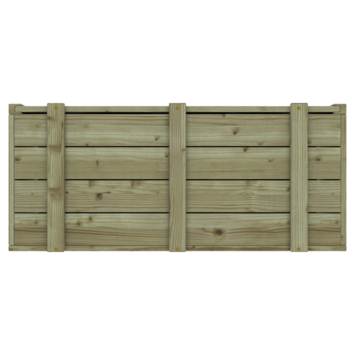 Bloembak met dubbele trellis 90x40 cm