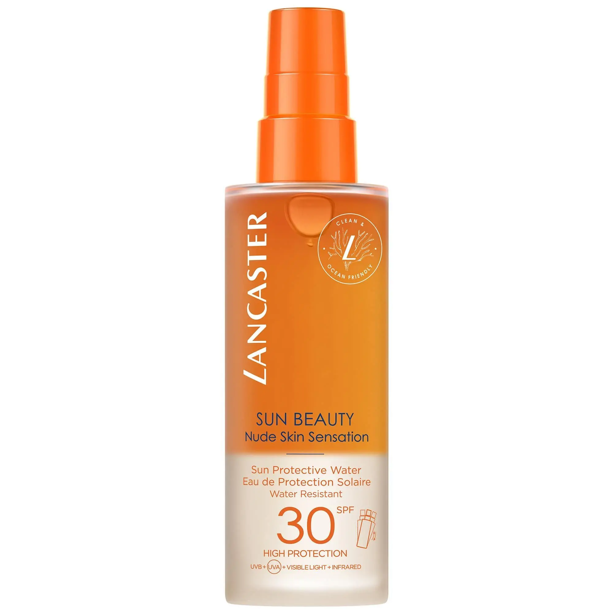 Lancaster - LANCASTER SUN BEAUTY- Eau Solaire effet peau nue eau solaire SPF30 150ml Flacon spray 150ml - Protection