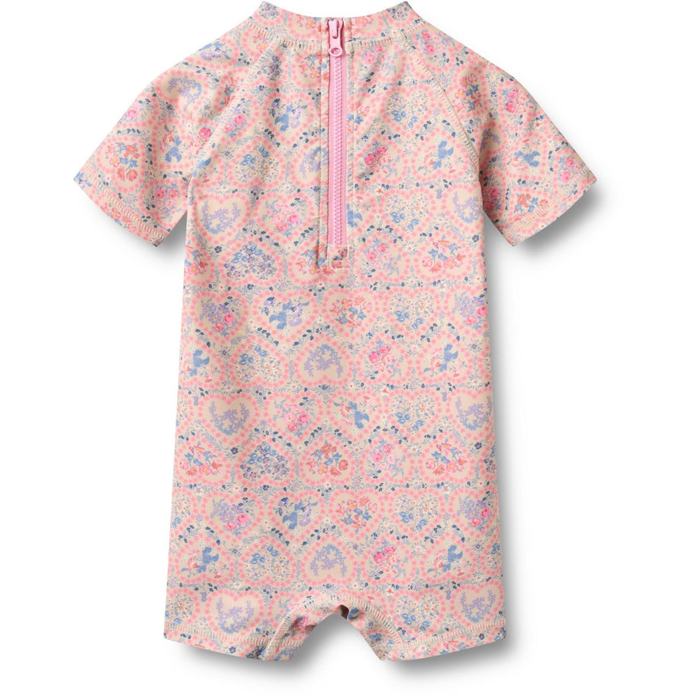 Køb Wheat Pink Heart Flowers Badeheldragt S/S Cas