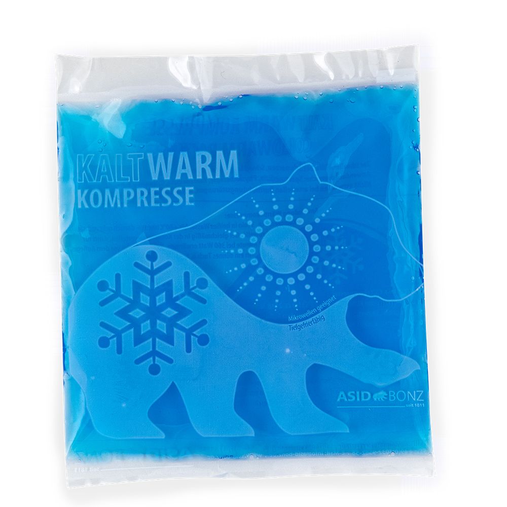 ASID BONZ Kalt-Warm Kompresse 21 x 38cm blau