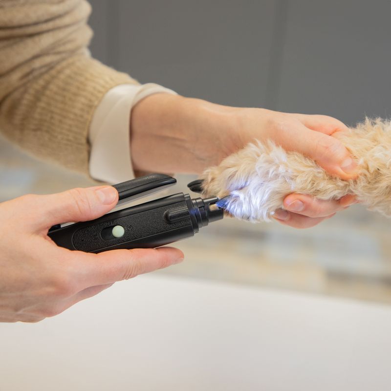 kooa Ciseaux à griffes et lime à griffes 2-en-1 avec LED