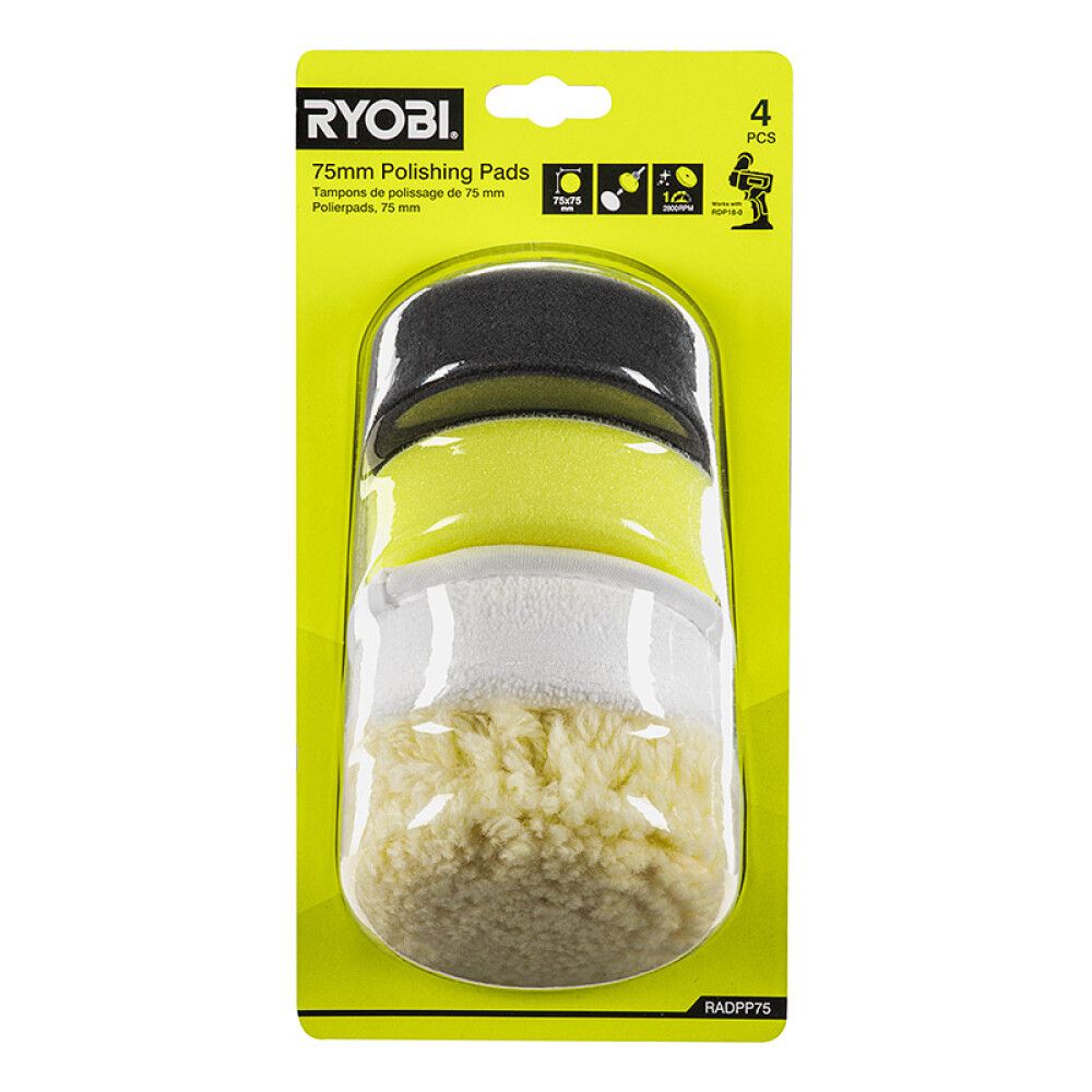 POLERINGSHETTE SET RYOBI RADPP75