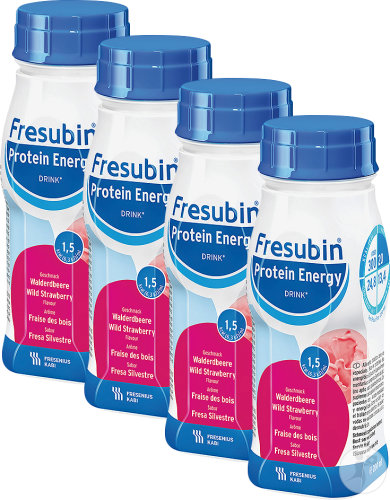 Fresubin Protein Energy Drink Fraises Des Bois Flacons 4x200ml