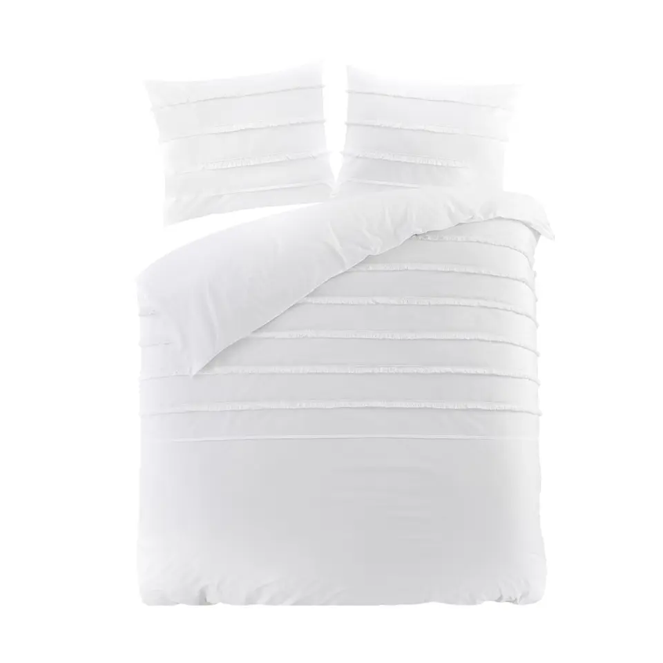 Papillon dekbedovertrek Lucidia - 200x200/220 - wit