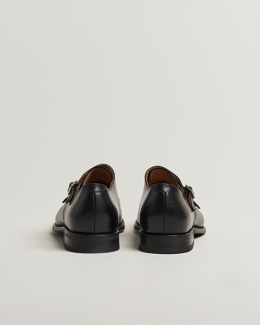 Myrqvist Ålsten Double Monkstrap Black Calf