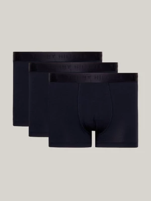 Conjunto de 3 Cuecas Boxer com Logotipo Tonal na Cintura