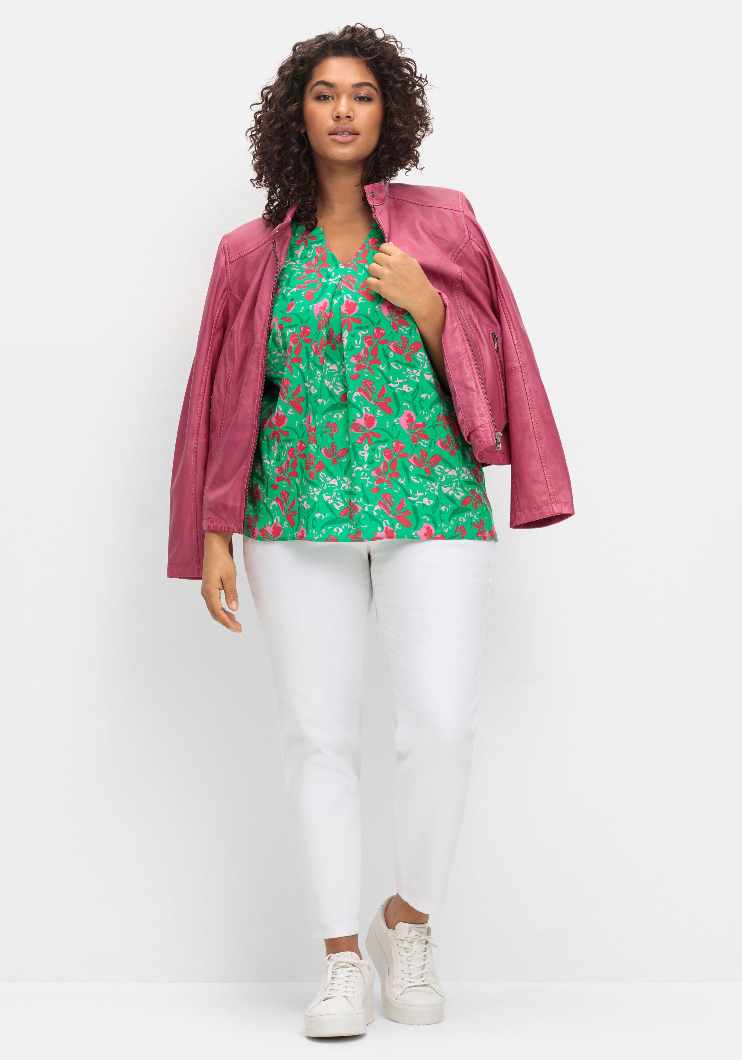 Tunika mit 3/4-Arm und Alloverprint
