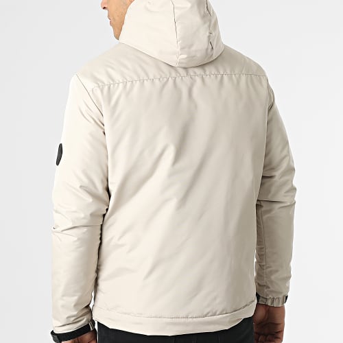 Veste Zippée Capuche Yzoxea Beige