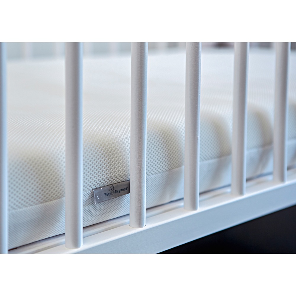Baby Elegance Atmungsaktive Faser-Kinderbettmatratze 140x70cm