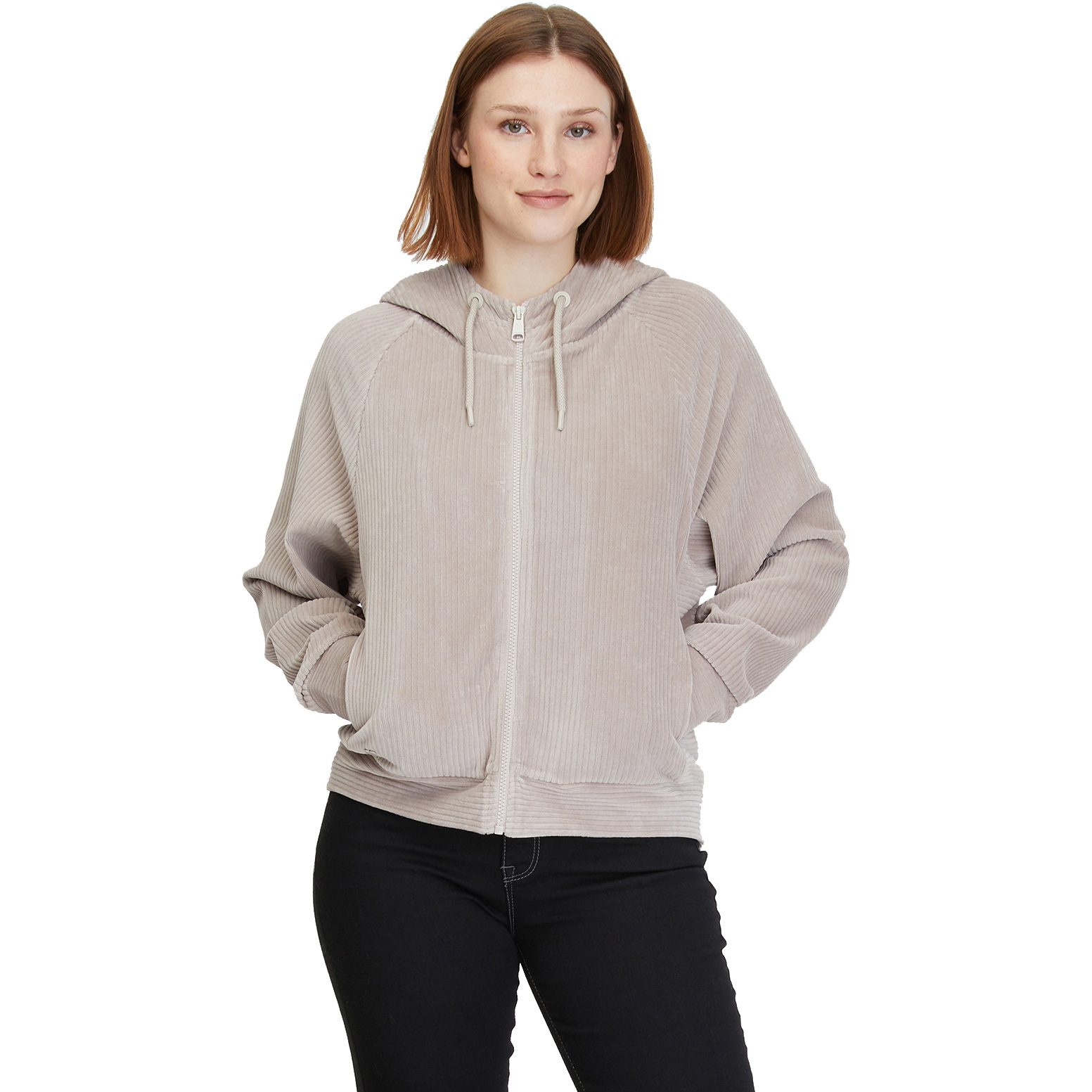 ragwear Corduly Sweatjacke Damen bone
