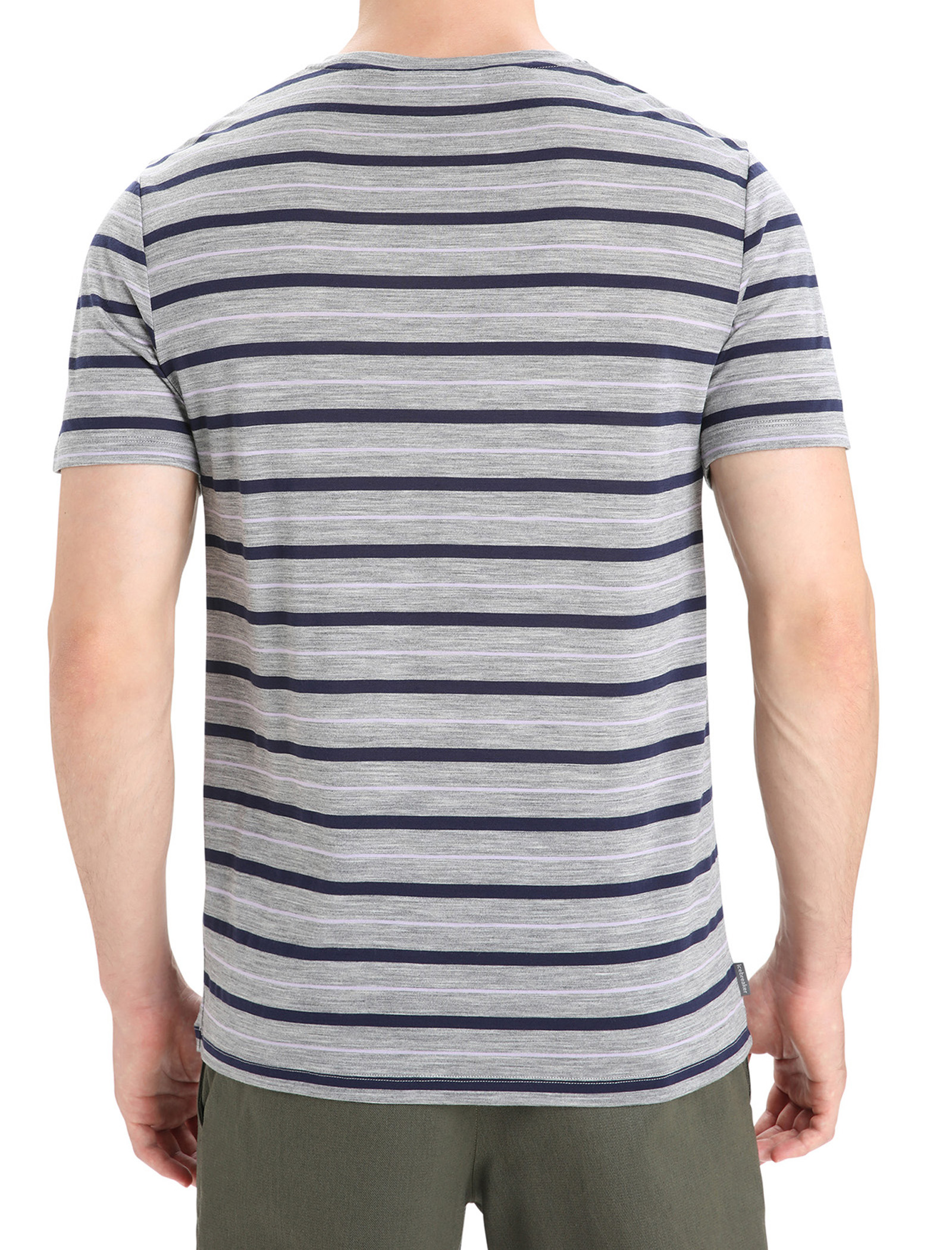 Men Merino Wave SS Tee Stripe