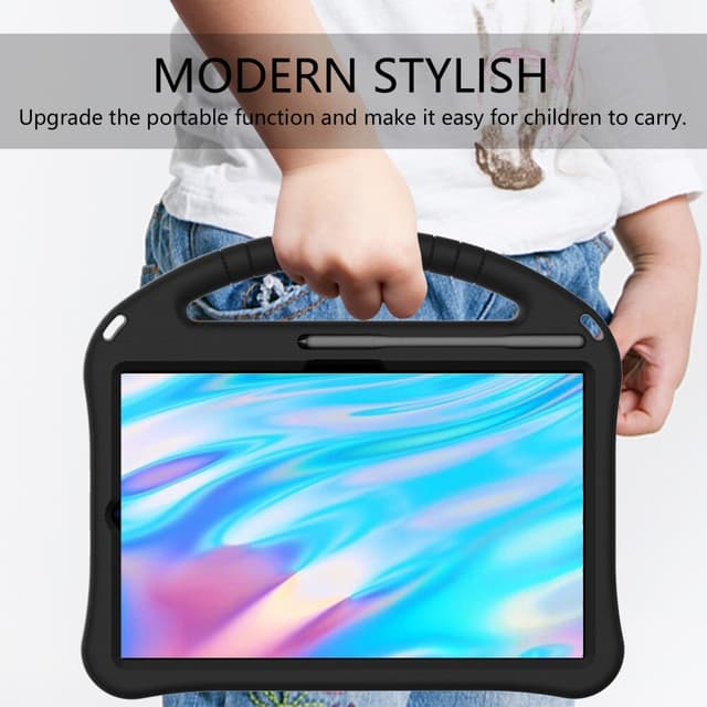 SKALO Samsung Tab S6 Lite Børneskal med håndtag og stativ