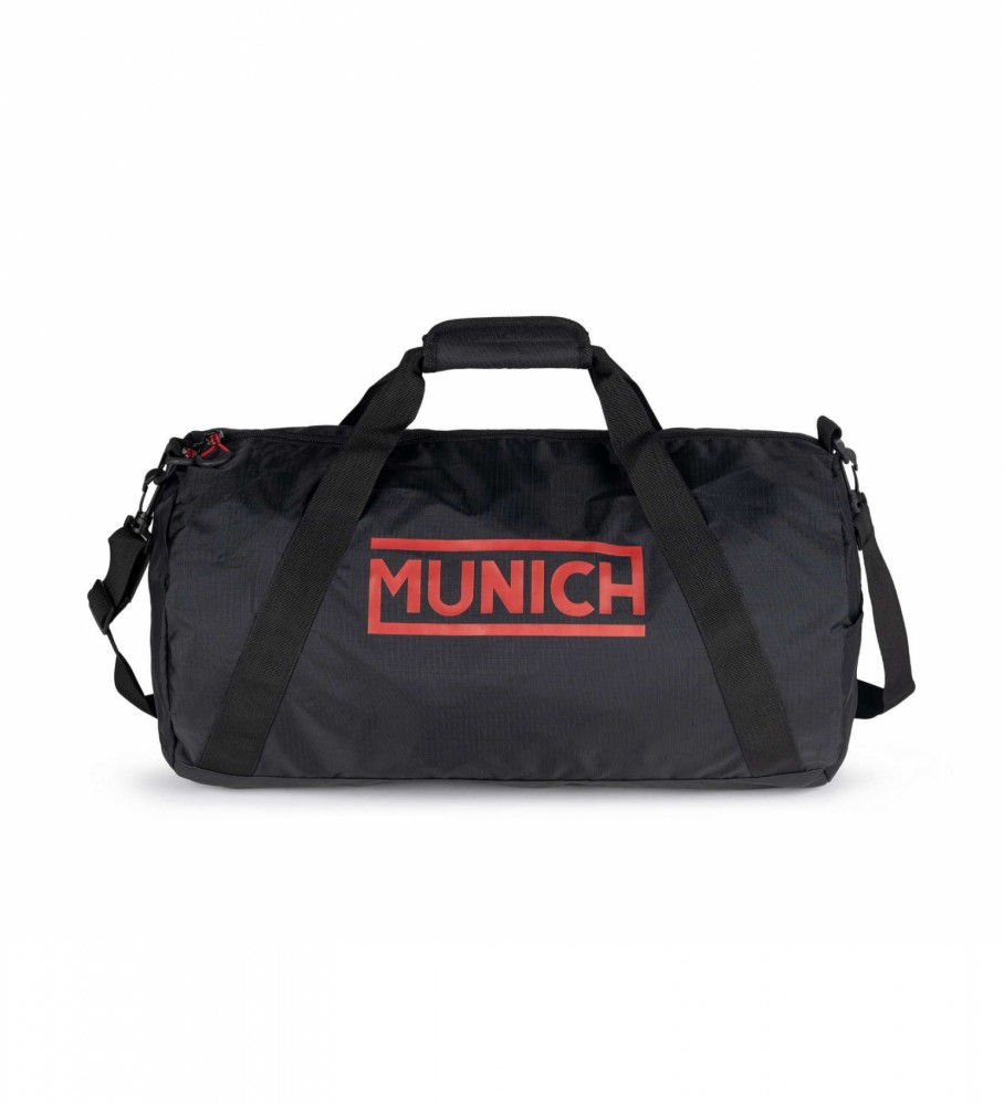 Bolsa esportiva preta Munich Gym Sports 2.0