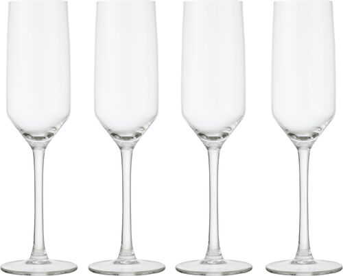 4 verres à champagne 230ml