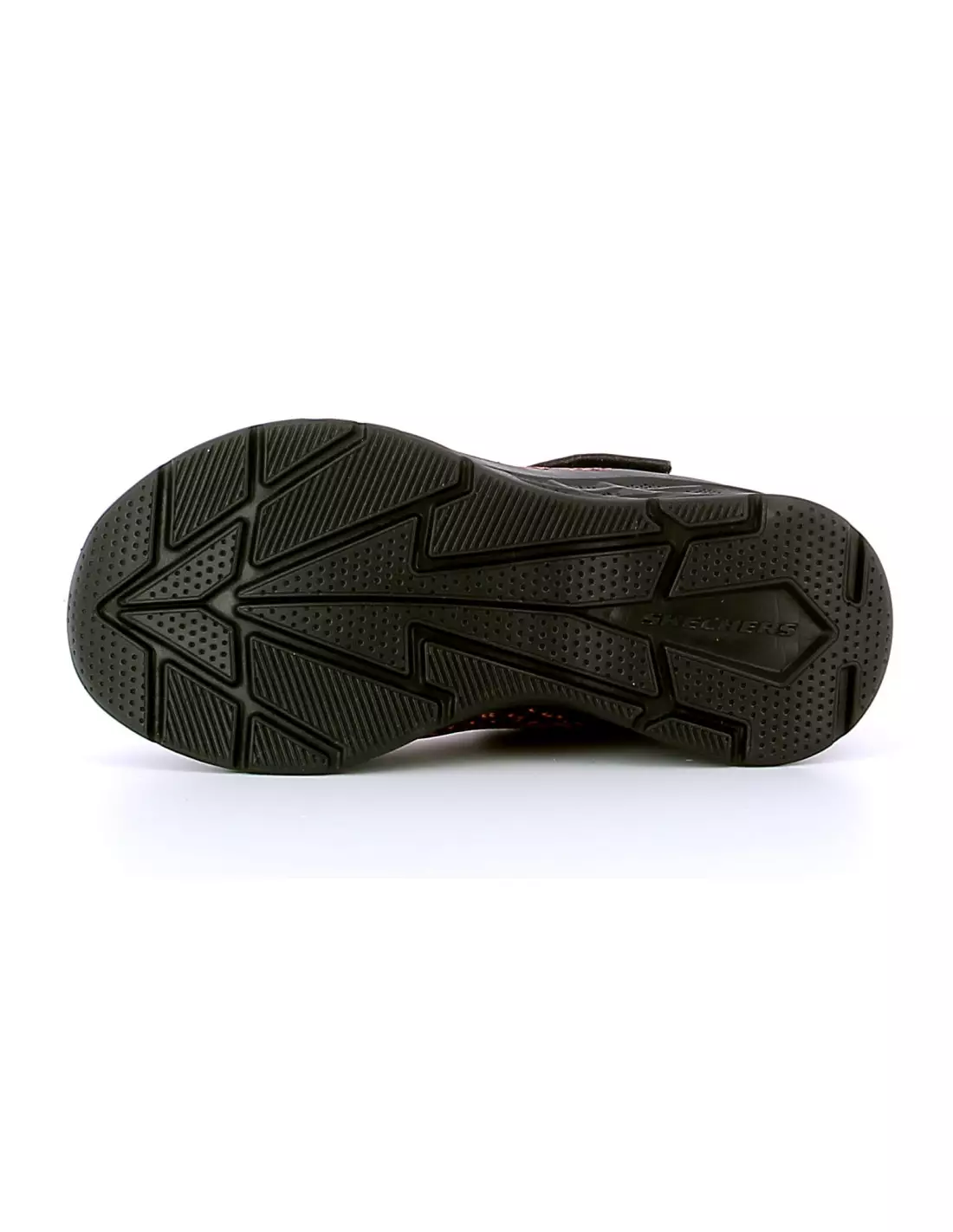 SKECHERS MICROSPEC II - Baskets BLACKRED