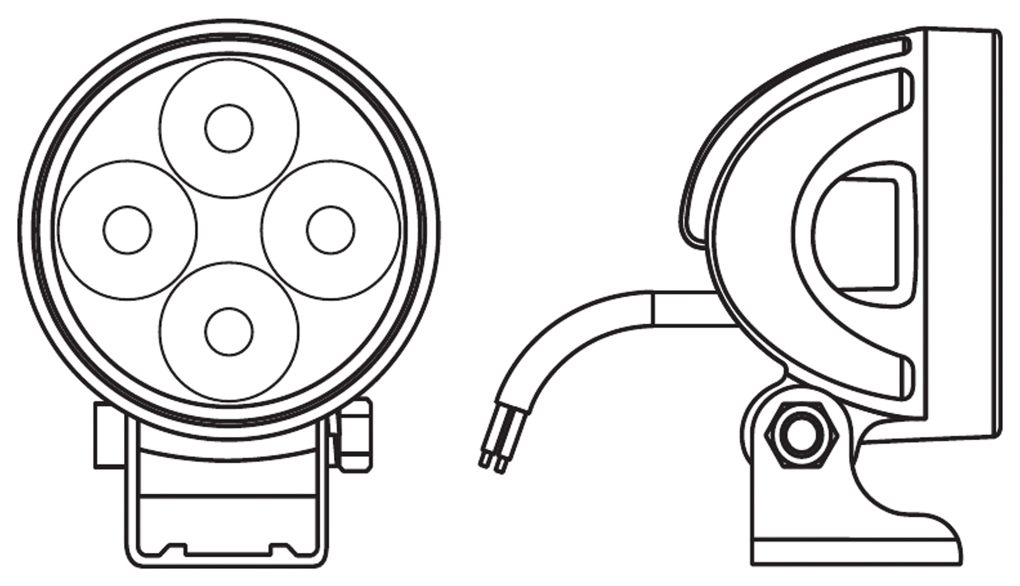 Osram LEDriving ROUND VX80-WD Zusatzscheinwerfer