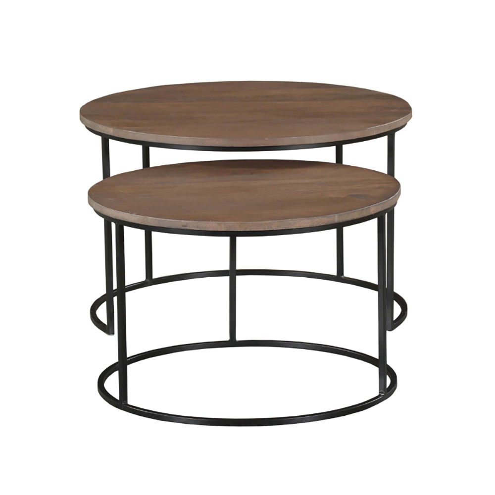Salontafel De Bokke Bruin (Set van 2)