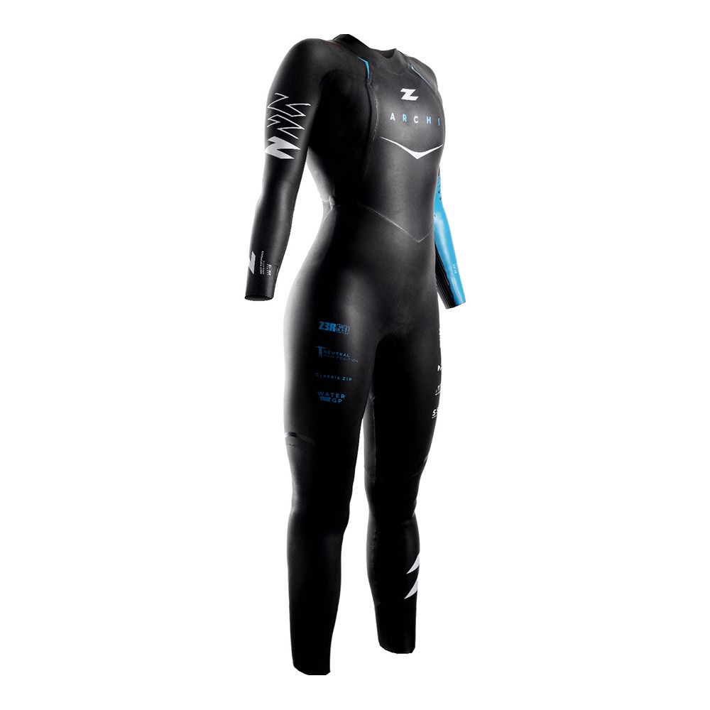 Z3rod ARCHI BZ - Combinaison trifonction 4/3/2 mm Femme black/blue