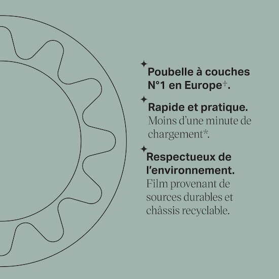 Recharges pour poubelles à couches Twist & Click   x6   de               Tommee Tippee