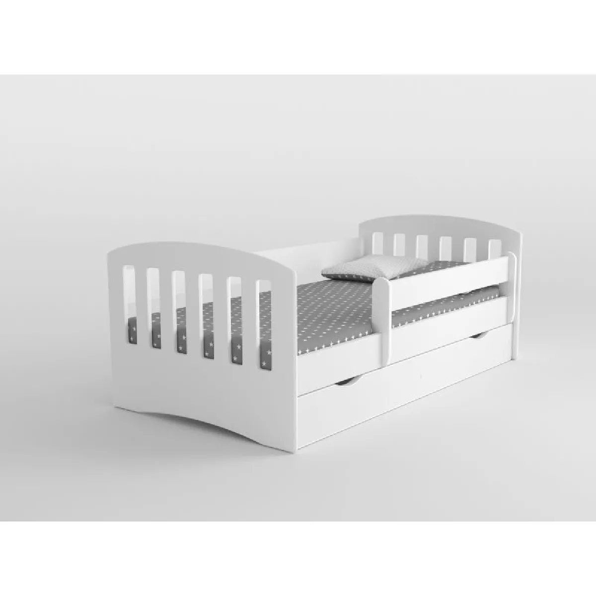 Lit Classique 1 Blanc