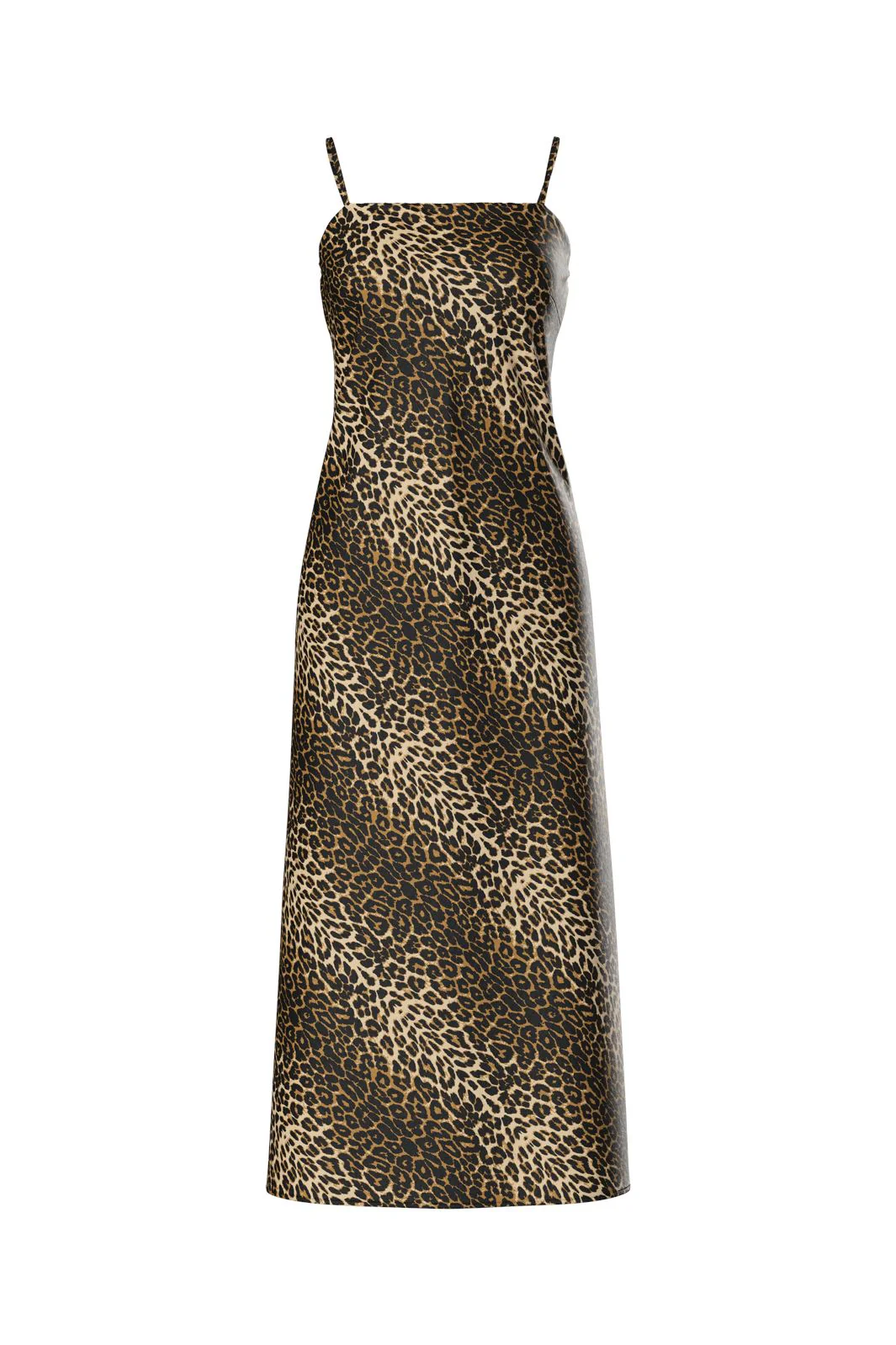 Pieces Pcsummer Midi Slip Dress 4749127 black leo