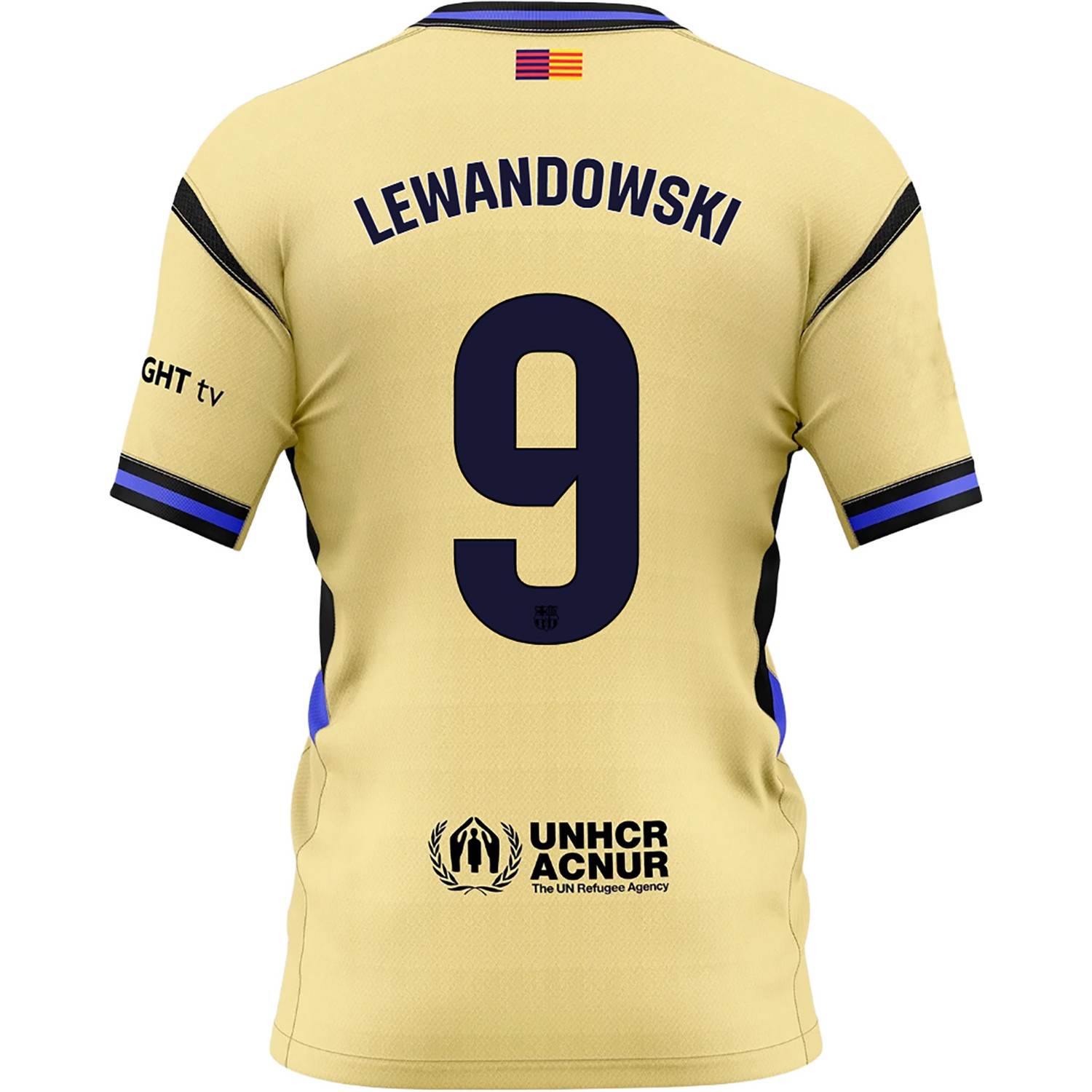 Nike FC Barcelona Uit Shirt Lewandowski 9 Kids