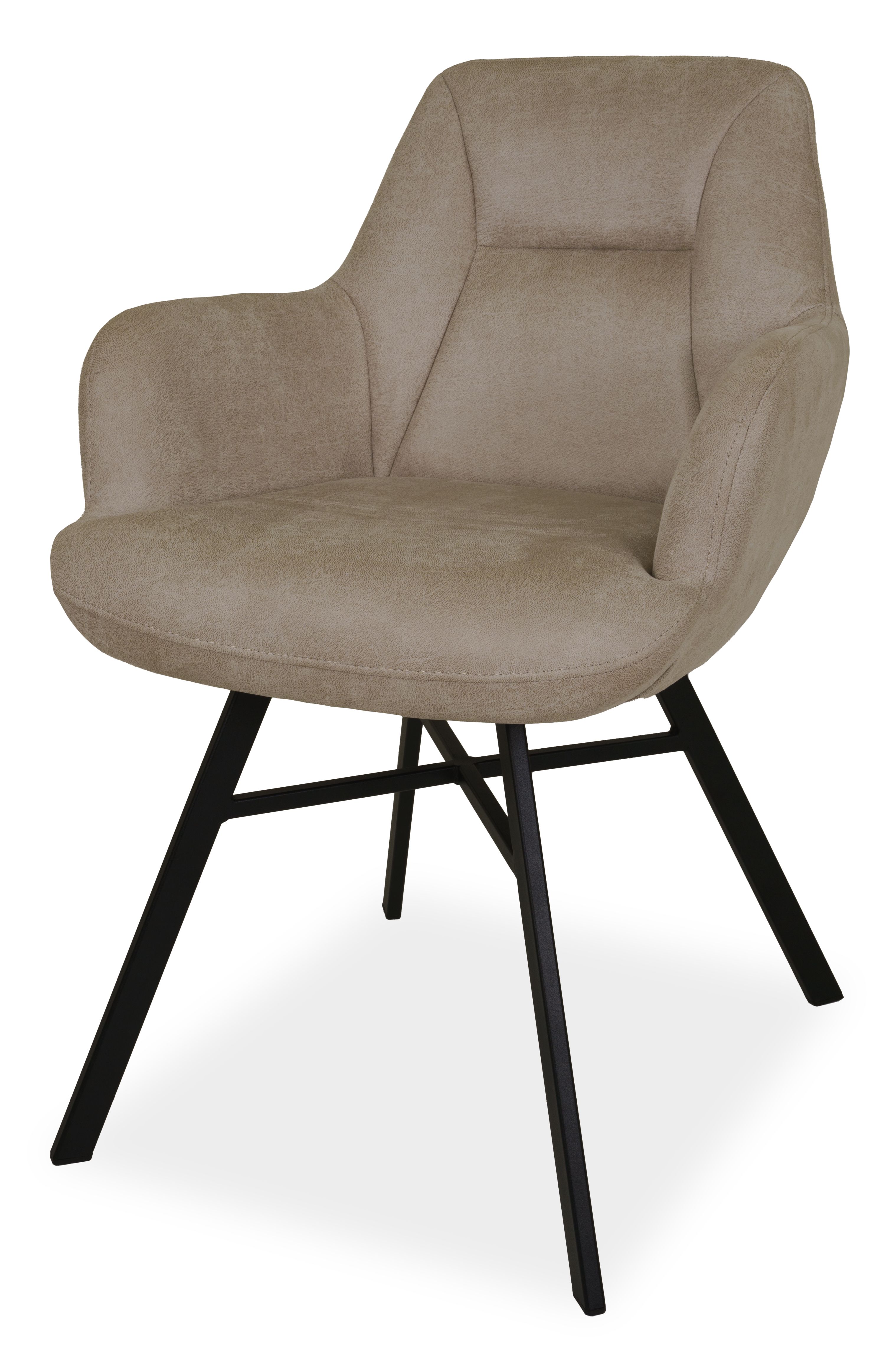 Eetkamerstoel toffee Susa B58 x D63 x H85 cm