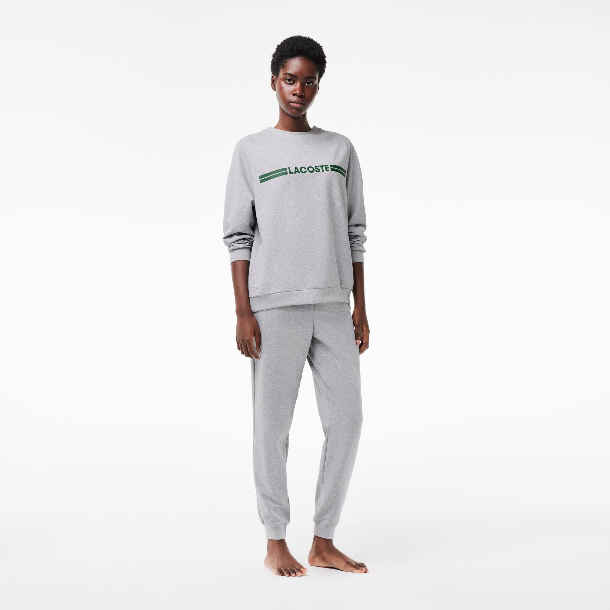 Lounge-Sweatshirt Loungewear & Nachtwäsche - Grau - Lacoste - Damen