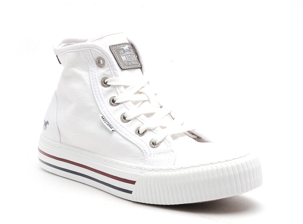 Mustang boots bottine femme 1420502 blanc