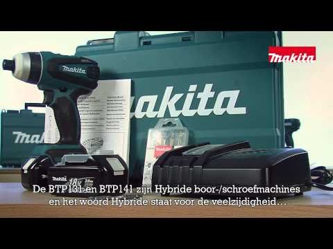 Makita DTP141ZJ 18V Li-ion accu hybride boor-/schroefmachine body in Mbox - Koolborstelloos