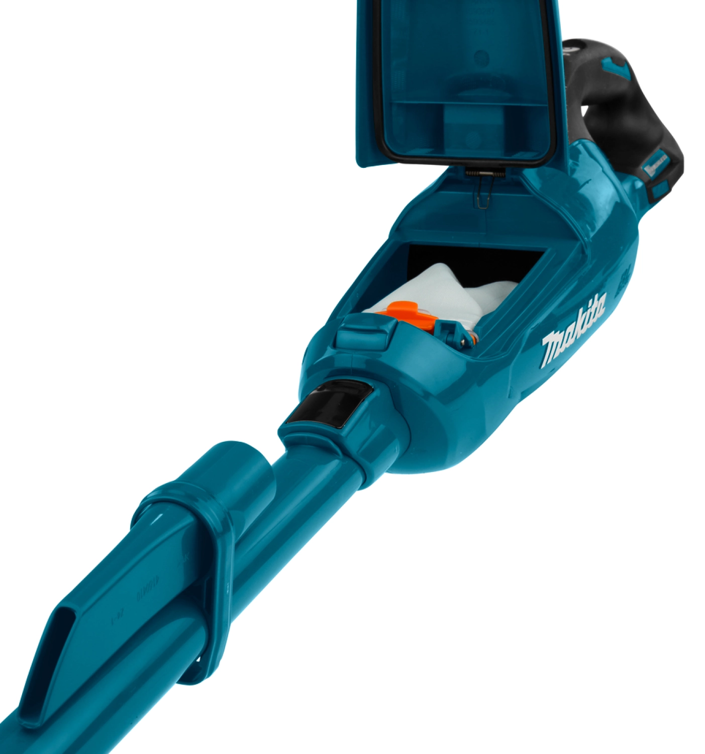 Makita DCL282FRT 18V Li-Ion accu steelstofzuiger blauw set (1x 5,0Ah) - 0,5L - koolborstelloos