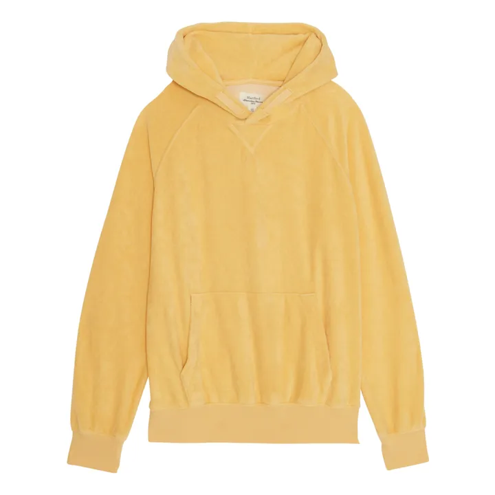 Hartford Sweat Capuche Bouclette | Jaune