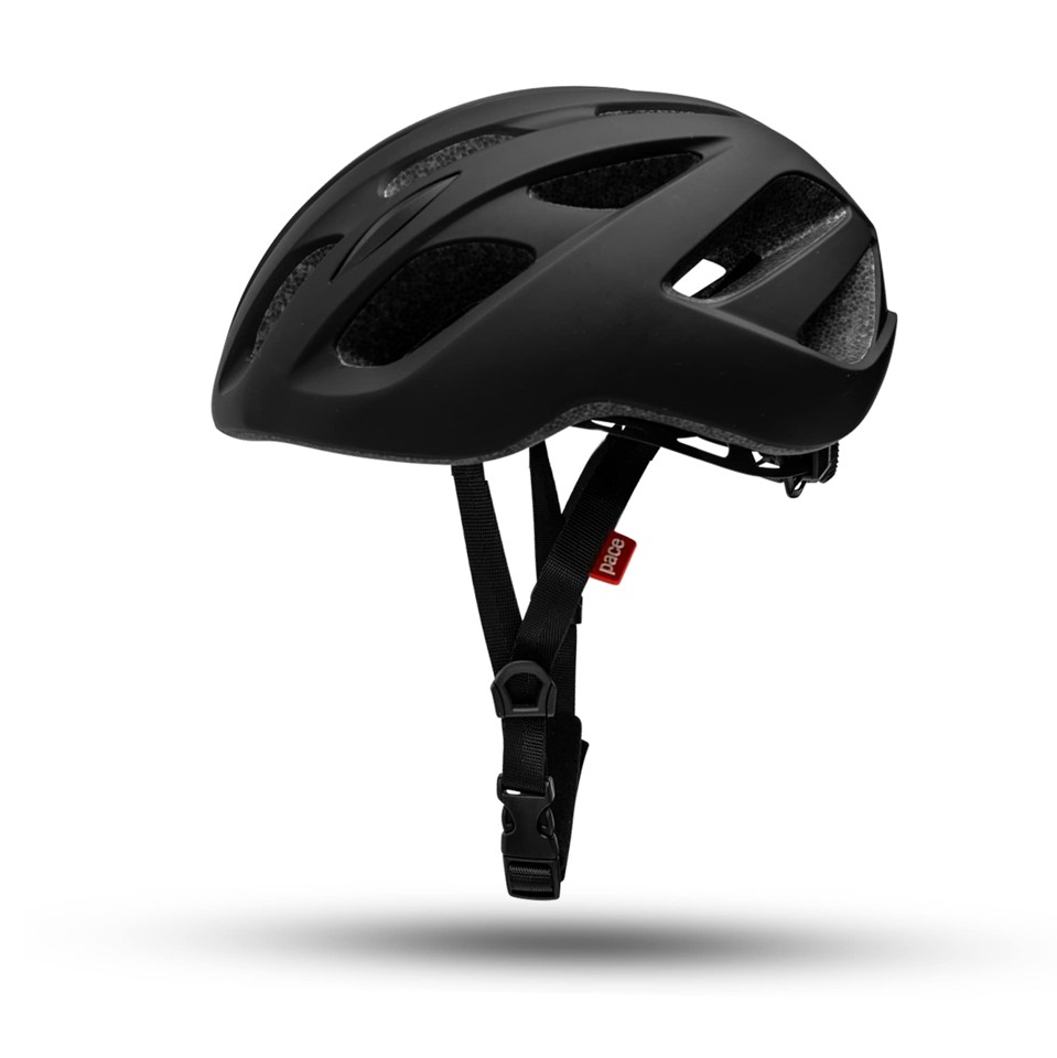 Crazy Safety - Cykelhjelm til voksne - Mat sort (54-59cm)