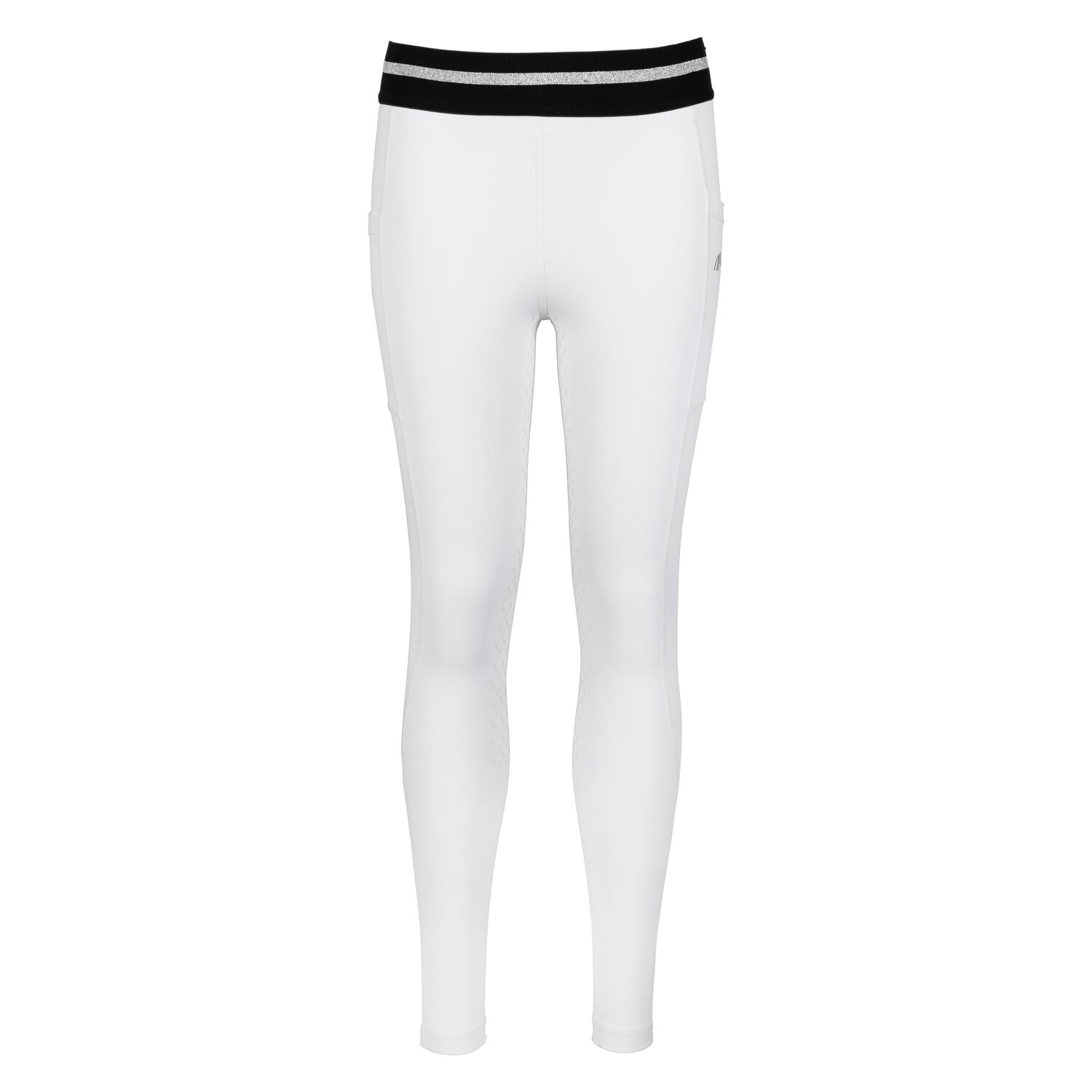 black forest kids Grip-Vollbesatz-Reitleggings  - white