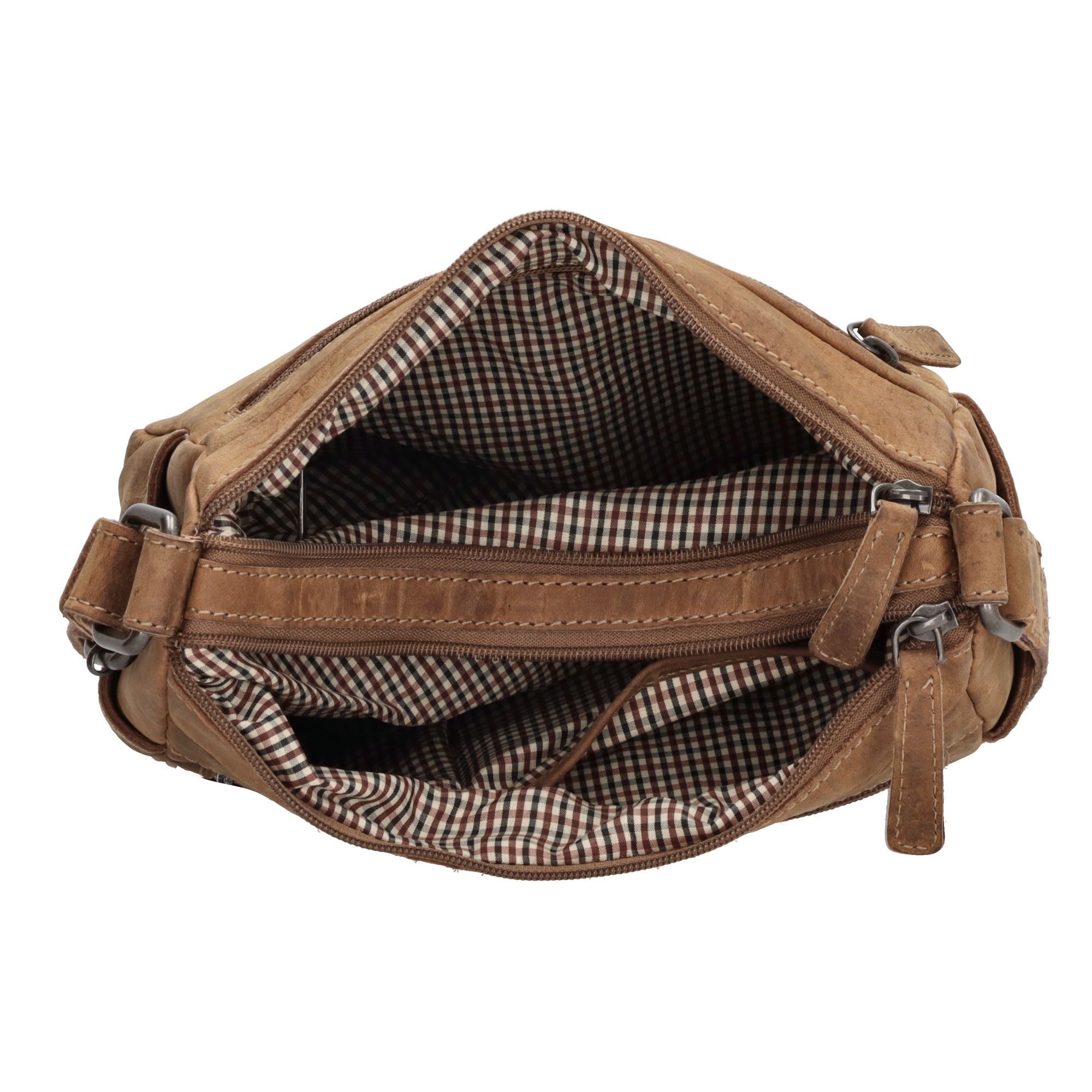 Hide & Stitches Idaho Schoudertas Bruin