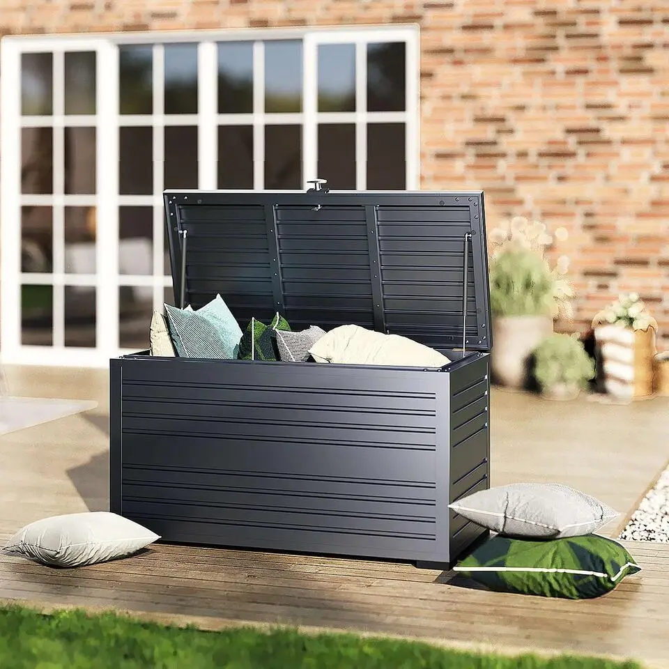 Orion Sit & Store aluminium opbergbox 590L antraciet