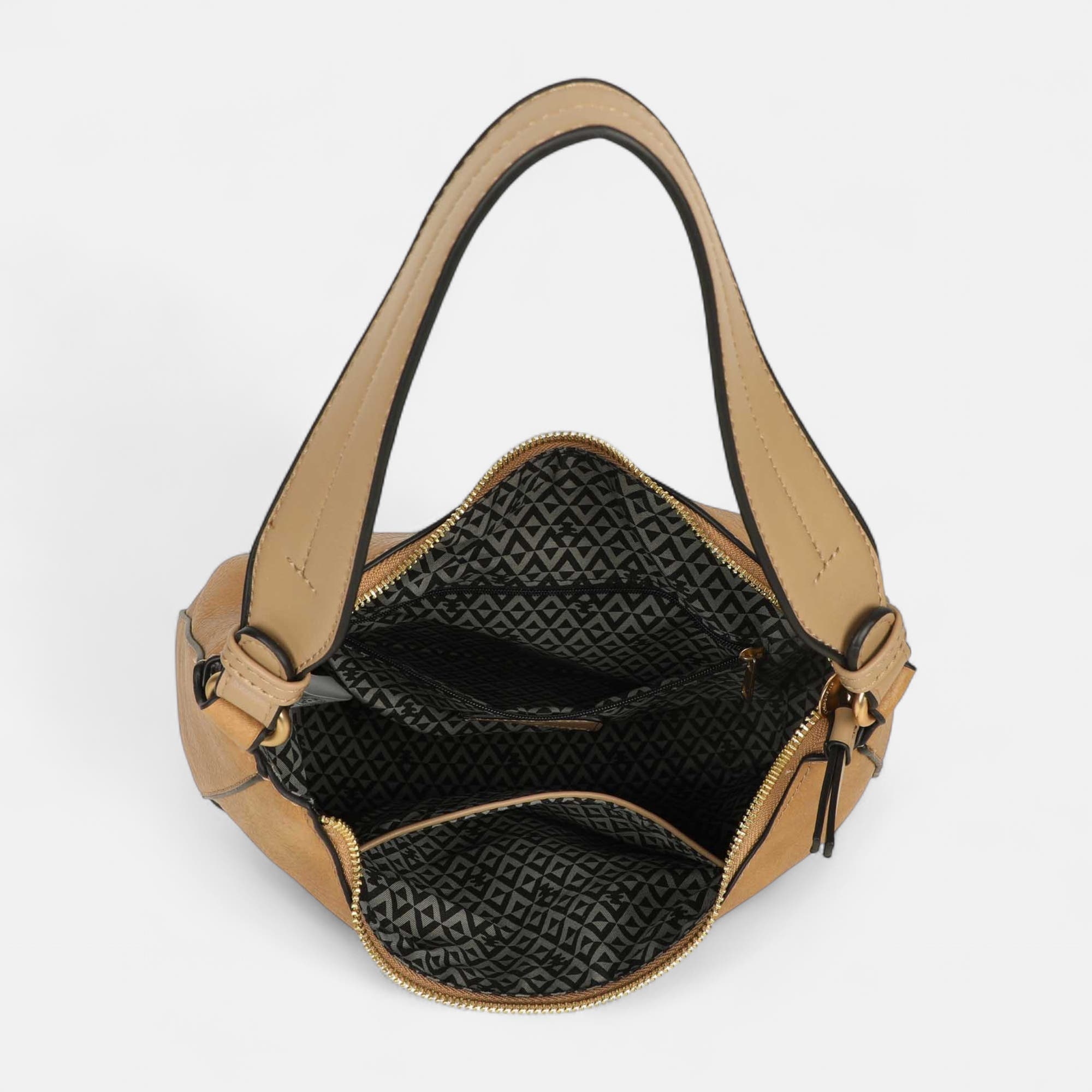 Sac à main taupe