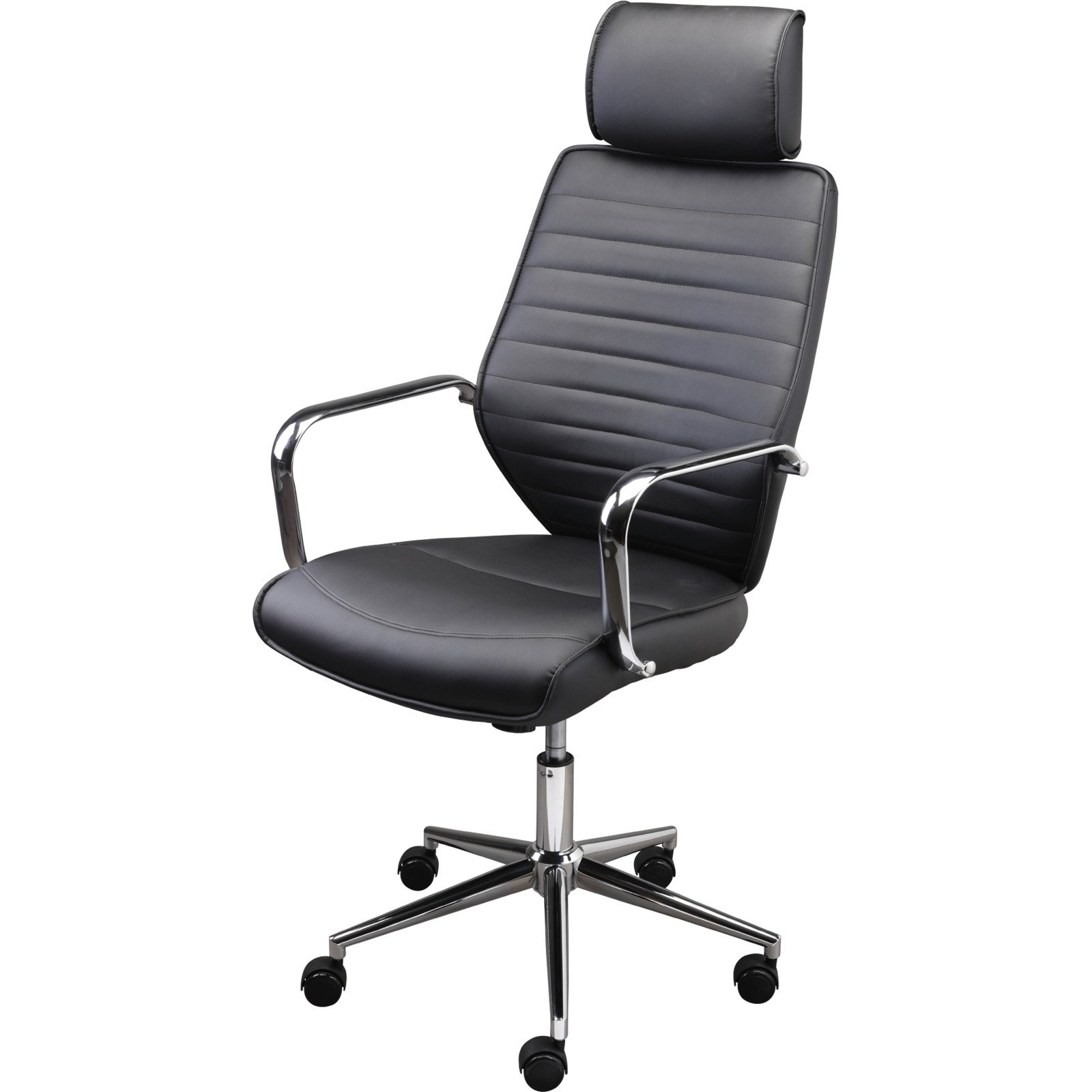 Bürostuhl Antares Kunstleder schwarz 58,5 x 118 - 128 x 67 cm