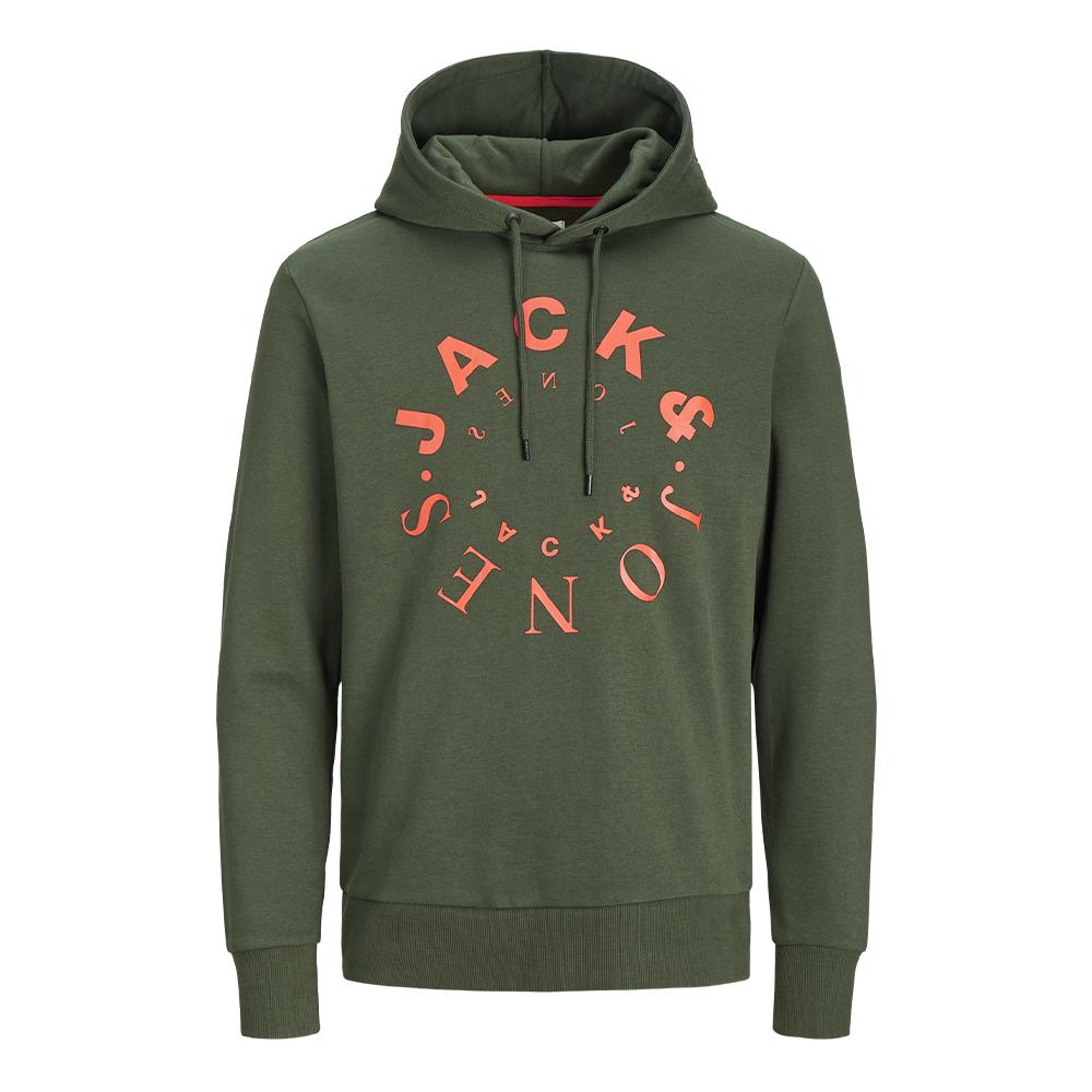 Jack & Jones Sweat à Capuche Kaki Homme Jack & Jones Warrior