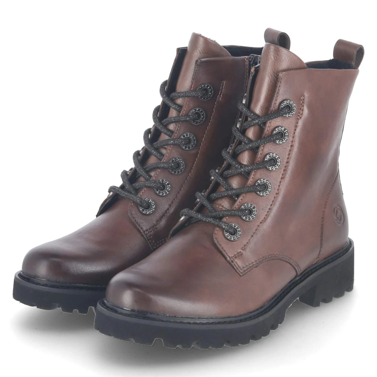 RemonteSchnürstiefeletten - BRAUN