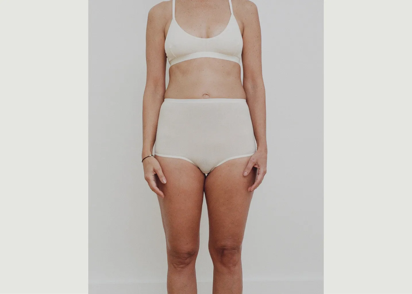 Culotte taille haute côtelée Bell Baserange