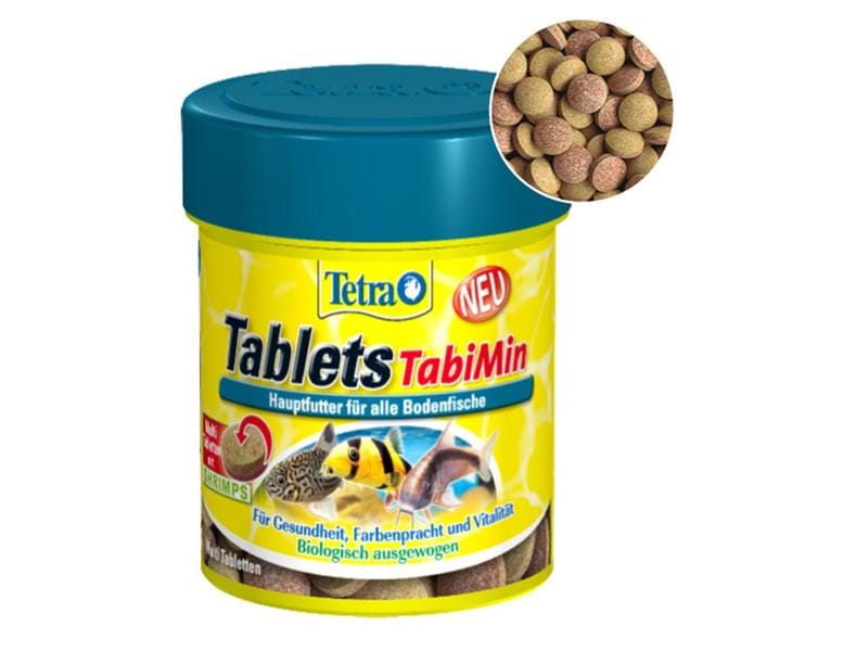 Tetra Basisfutter TabiMin, 275 Tabs Hauptfutter-Tabletten für alle Bodenfische