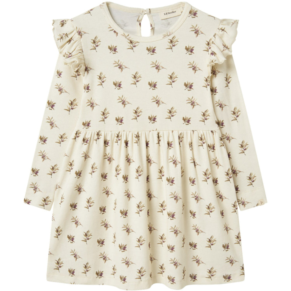 Køb Lil'Atelier Turtledove Olive Gavo Eno Kjole