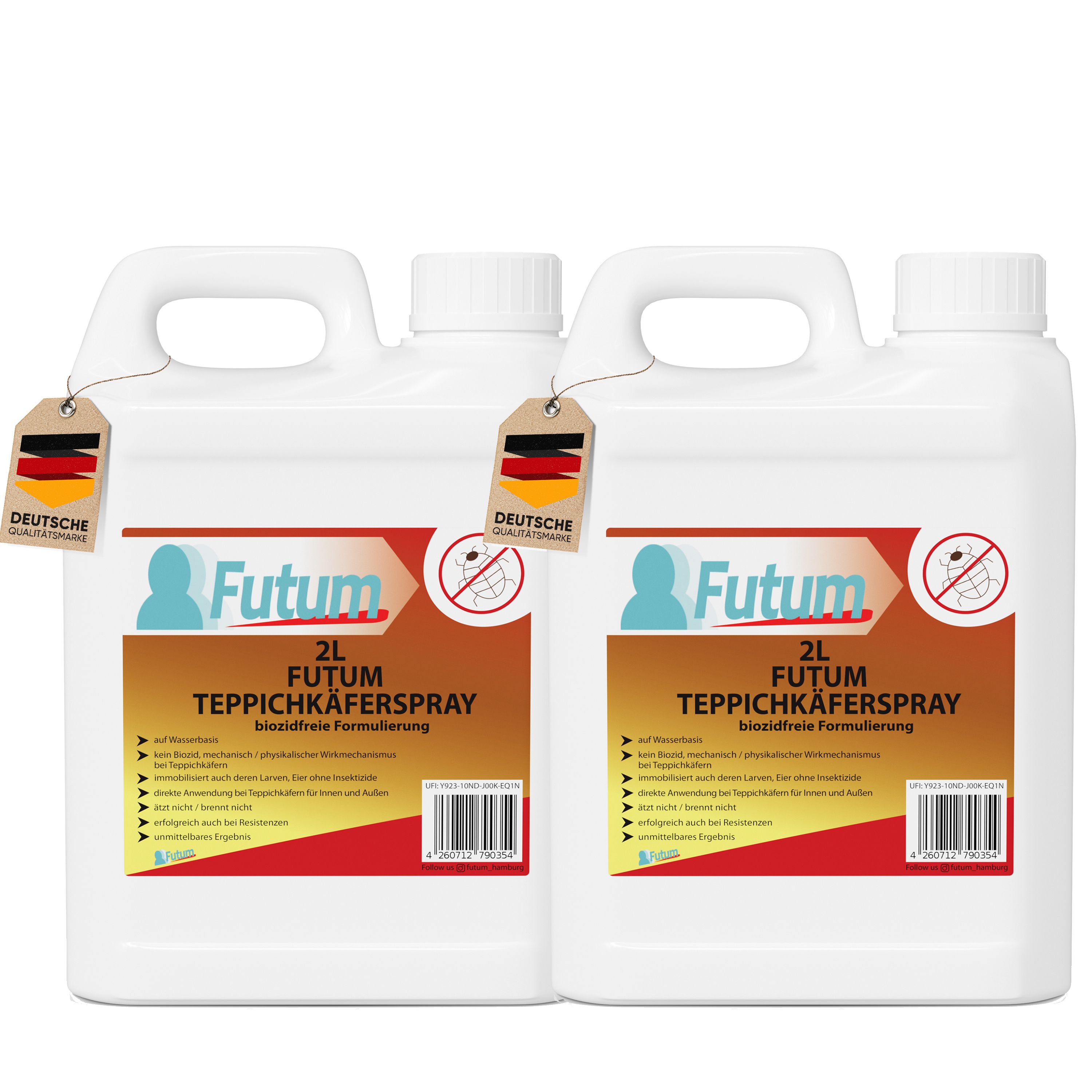 FUTUM 2x2L Teppichkäferspray