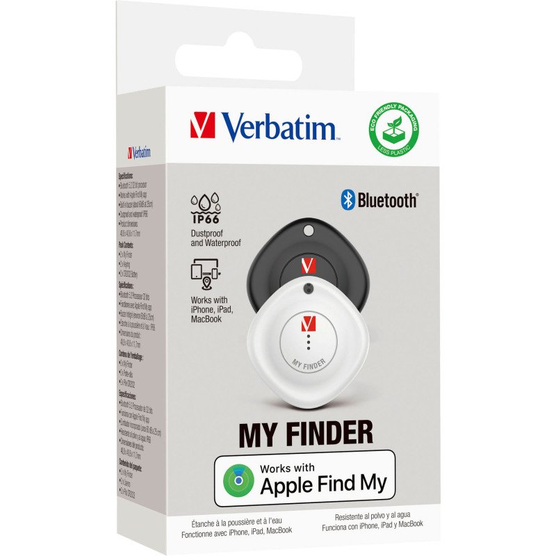 Traceur bluetooth Verbatim My Finder - 2 pièces