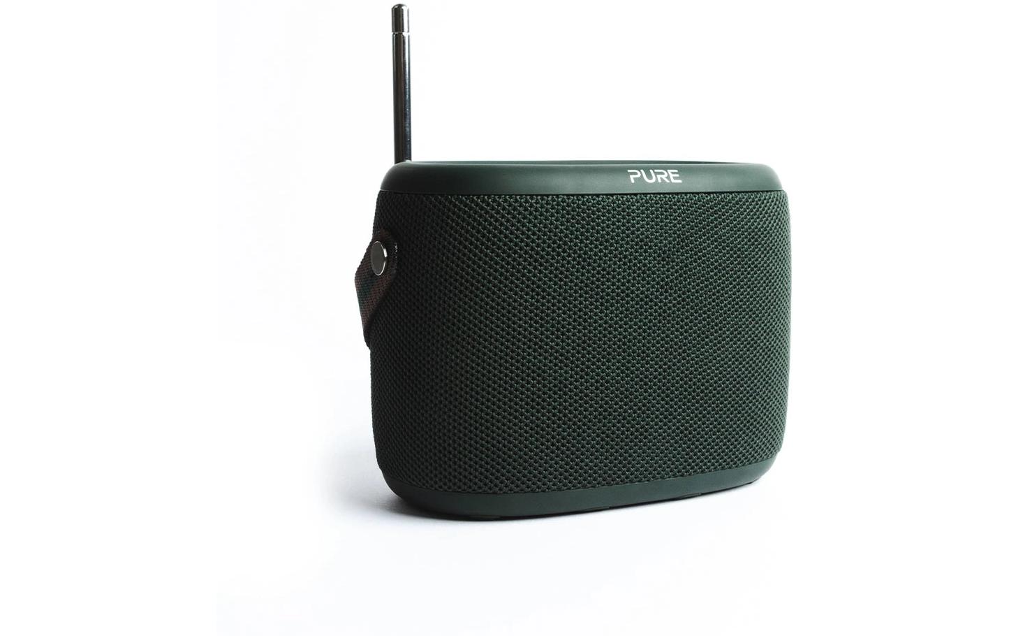 Radio Woodland Grün<br>Wasserfester Bluetooth-Lautsprecher mit DAB+- und FM-Radio