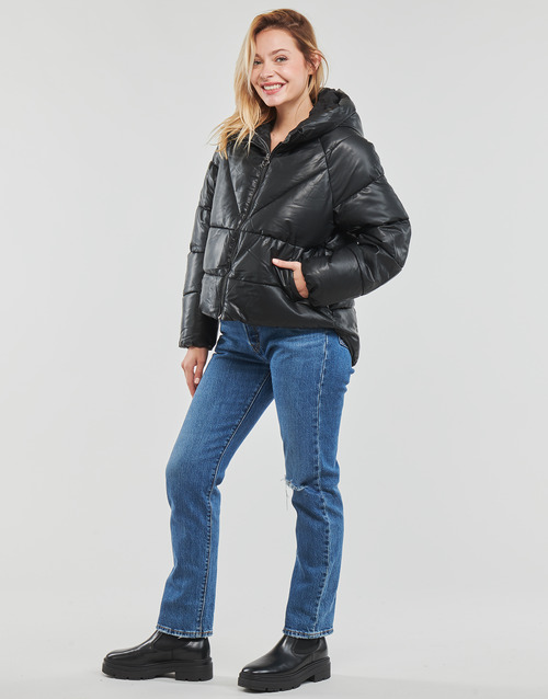 Only - ONLANJA FAUX LEATHER PUFFER CC OTW - Noir